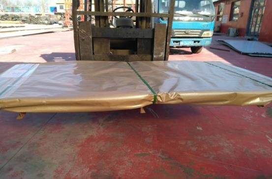 PVC 1mm รีดเย็น 316ti 304 แผ่นสแตนเลส 4x8