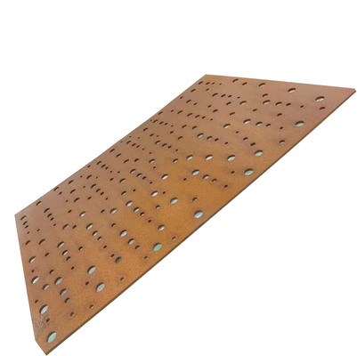 0.8-1.2mm A588 แผ่นเหล็ก Corten 0.6m-3m AISI ASTM DIN
