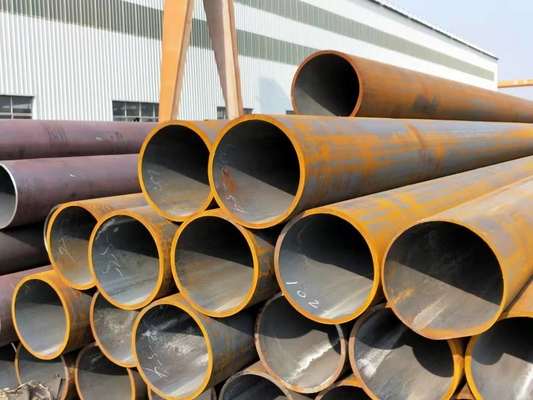 ASTM S355JR ท่อเหล็กกลมคาร์บอน Q320 Q360 API 5L GR.B ไม่มีรอยต่อ