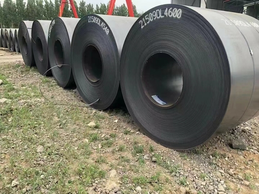 2mm-6mm 600-1500mm SS400 HRC เหล็กแผ่นรีดร้อนชนิดม้วน