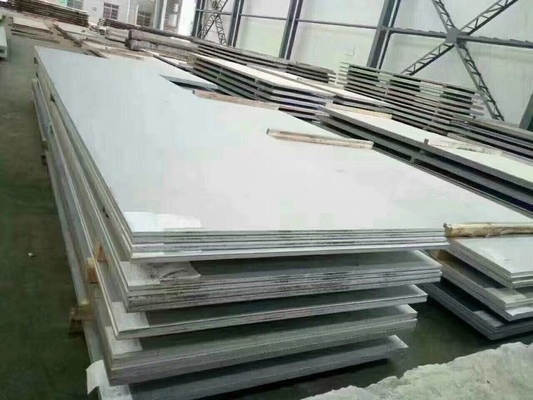 PVC 1mm รีดเย็น 316ti 304 แผ่นสแตนเลส 4x8