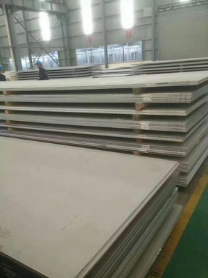 PVC 1mm รีดเย็น 316ti 304 แผ่นสแตนเลส 4x8