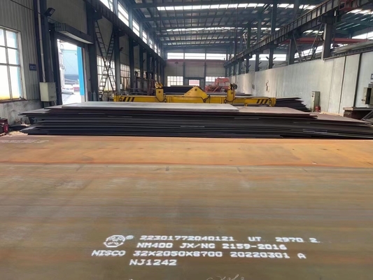 แผ่นสึกหรอเหล็กต้านทานการขัดถูแบบกำหนดเอง 20'- 40' ความยาว NM450 NM500