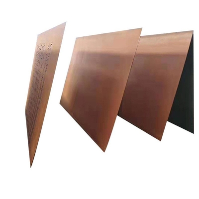 ทนต่อสภาพอากาศเหล็ก cortenA s355jr แผ่นเหล็ก 6mm แผ่นเหล็กทนต่อสภาพอากาศ Q235NH Q355NH